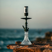 Système de chauffage électronique sans charbon pour chicha avec affichage LED, dispositif de gestion de la chaleur pour chicha, idéal pour les fêtes en Amérique du Sud