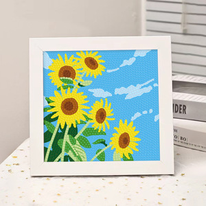 SONGWOO Pittura Diamantata 5D per Bambini con Cornice, Diamanti Rotondi Completi, Motivo Gattino Cartone Animato, Regalo per Bambini - Product Image 4