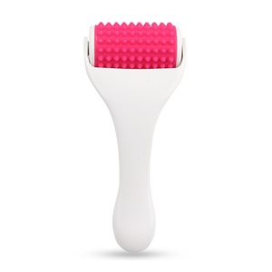 Système de massage <span class=keywords><strong>Derma</strong></span> Roller en silicone, tête de massage par pression sur points d'acupuncture, massage facial en V, amincissement du visage et du corps, modèle YQ037B - Product Image 4