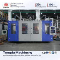 Machine de soufflage par extrusion à double station pour bidons en PEHD de 10L, 12L, 18L et conteneurs en plastique pour huile moteur