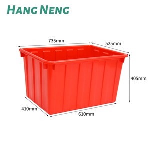 <span class=keywords><strong>140</strong></span> #   Tanque de Peces Cuadrado para Exteriores, <span class=keywords><strong>Caja</strong></span> Abierta Grande, Contenedor Apilable, Ecológico, Duradero, para Cría de Peces, <span class=keywords><strong>Litros</strong></span> - Product Image 2