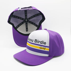 หมวกกอล์ฟพรีเมียม 5 แผง พร้อมตาข่ายแบบเจาะรูด้วยเลเซอร์ แผ่นยาง PVC และรูสำหรับใส่ที สำหรับเล่นกอล์ฟกลางแจ้งแบบกันน้ำ - Product Image 3