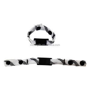 Benutzer definierte Skate Hockey Spitze Armband mit benutzer definierten Logo Stoff Armbänder Eishockey Armbänder Sport Handgelenk bänder Bänder - Product Image 4