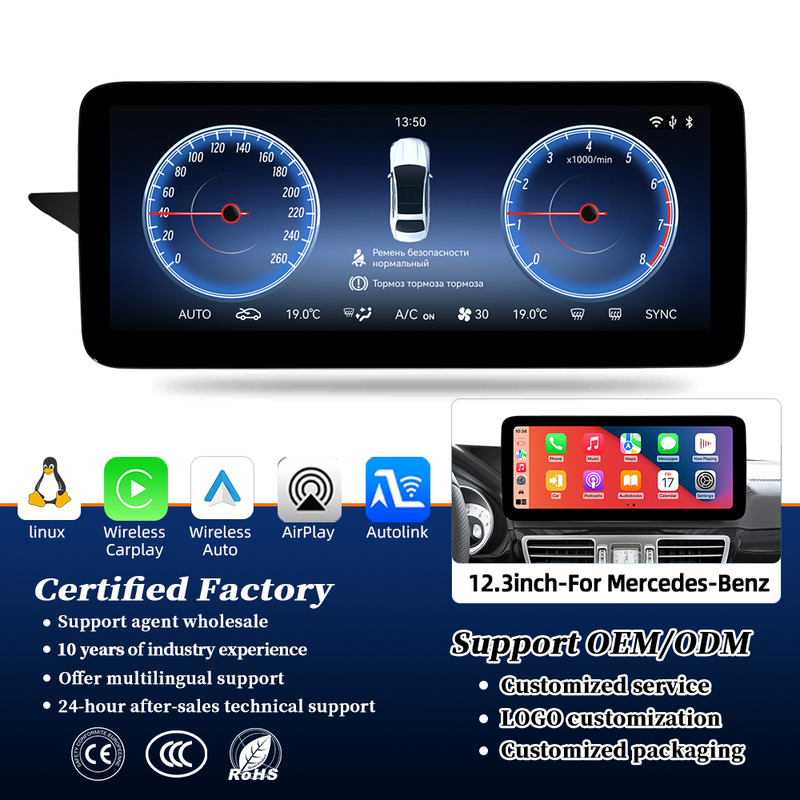 ZLH 12 3inch Linux System Car
