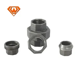 ISO 9001 FM BSP ổ cắm mạ kẽm Đen Phụ kiện đường ống sắt - Product Image 5