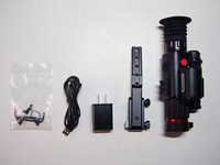 Dispositif de vision nocturne numérique HT-70LRF 850nm 5X-20X avec application WIFI, télémètre laser, monoculaire pour la chasse, optique