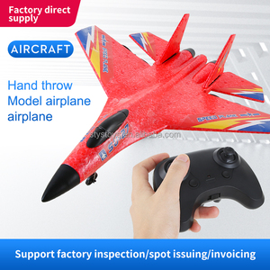 Includes Batteries Outdoor Remote Control EPP Foam <strong>RC</strong> Fighter Jet Plane 2.4g Air Flying <strong>Glider</strong> Toy with Lights