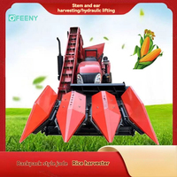 Petit tracteur à 4 roues motrices pour la récolte du maïs |   Moissonneuse portable pour l'ail et les feuilles de thé, haute productivité, rapide
