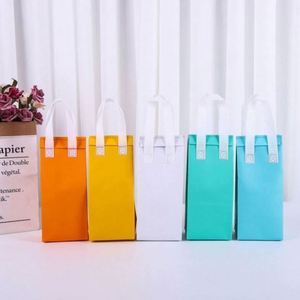 Bolsa Térmica Personalizada para Bebidas, Bolsa de Transporte Aislada para Alimentos, Bolsa Refrigerante de Tela No Tejida para Entrega de Comida - Product Image 4