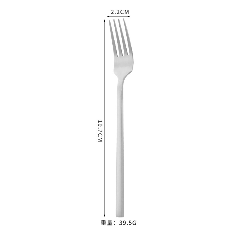 Tenedor de plata