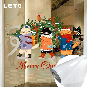 สติกเกอร์ติดรถยนต์โปร่งใสป้ายกำกับความโปร่งใสสูงสติกเกอร์วัสดุสำหรับโฆษณาแก้วสำหรับห้างสรรพสินค้ากันน้ำ - Product Image 4