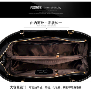 Bolsos de mano de cuero de alta calidad para mujer, bolsos de lujo, bolsos de mano Vintage para mujer, bolso de hombro grande tipo bandolera - Product Image 6