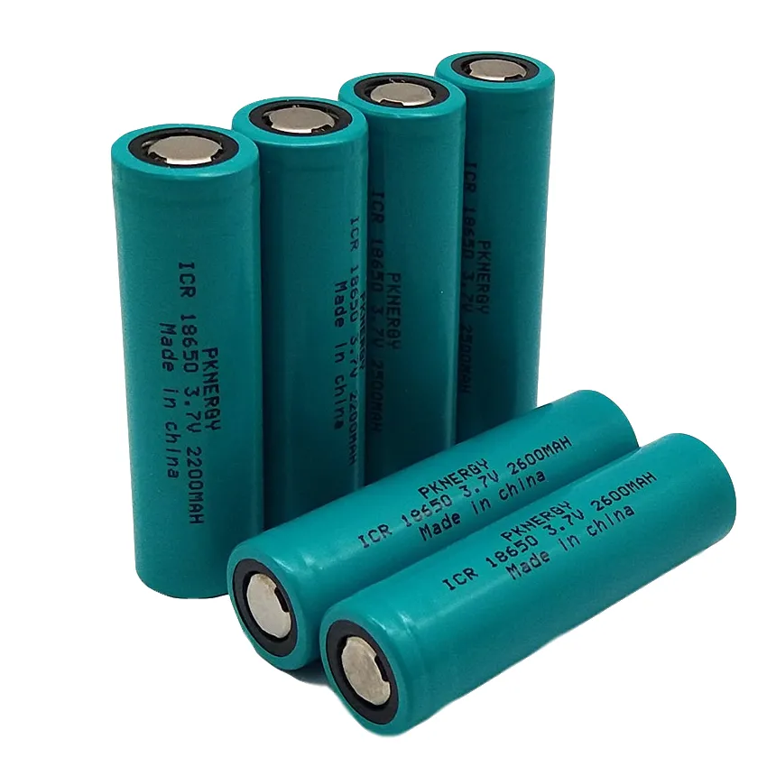 18650 Battery 3.7v 2600mah Hot Selling ICR18650 Lithium Rechargeable 3.7v 2200mah 2500mah 2600mah 3350mah 18650 Battery Lithium Ion Batteries