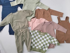 Özel Logolu Çocuk Yazlık Kıyafetleri Kısa Kollu Erkek Kız Bebek Unisex Örme Günlük 1-3 Yaş Hasır İpli - Product Image 6