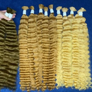 Vente en gros d'extensions de cheveux humains vierges vietnamiens bruts non transformés naturels lâche vague profonde italien Curl Super Wave 8 pouces ruban - Product Image 6