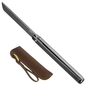 Nouveau couteau de camping en acier inoxydable pour l'extérieur - Couteau de survie portable pour briser les vitres, couteau à fruits, couteau pliant de défense personnelle, mini couteau mécanique OEM - Product Image 4