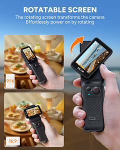 Caméra d'action originale SJCAM C400 4K <span class=keywords><strong>60FPS</strong></span> avec stabilisation SteadyMotion, gyroscope 6 axes, 20MP, WiFi, étanche, caméra sport pour vloggers et influenceurs - Product Image 4