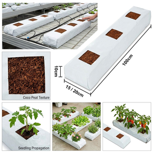 Coconut Coir Growing Bag Hydroponic <b>Planter</b> Strips Poly Black White for Tomato Cucumber Soilless Cultivation - Product Image 3