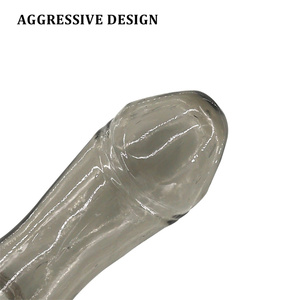 Dildo Ampliación Pene Manga Juguetes sexuales para hombres Sex Shop Cocks Extender Reutilizable Silicona Condón G-spot Masajeador - Product Image 4