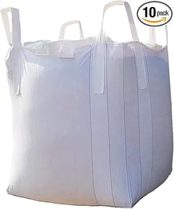 Huamaohengchun 35" L X 35" W X 43" H 2200lbs SWL Duffle Top Flat Bottom Woven <b>Canvas</b> FIBC Food Grade Breathable Bulk Bag - Product Image 5