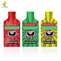 Sachet d'échantillon personnalisé pour boisson énergétique au collagène liquide en forme de gel, emballage de poudre de protéines de lactosérum