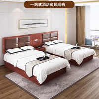 JDC-01 Ensemble de chambre à coucher d'hôtel Meubles lits d'hôtel conçus sur mesure mobilier contemporain Meubles d'hôtel Meubles de maison