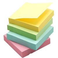 Papier autocollant coloré personnalisé, irrégulier, pour notes, messages d'étudiant, mémo, autocollant pour réfrigérateur, option détachable