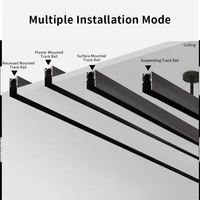 Modern 3000-6000K Tuya Akıllı Lineer Mini Led Manyetik Raylı Işık Sistemi Müze Vitrini için Projektör