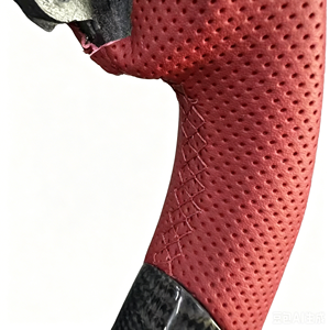 Volant en fibre de carbone RPPF Integrity Service avec éléments rouges forgés pour <span class=keywords><strong>Lexus</strong></span> IS250 IS300 IS350/RCF F Sport 2014+ - Product Image 3