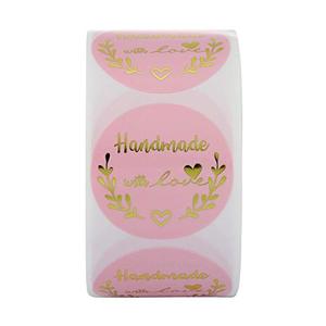 500 Pcs Per Roll Adhesive <b>Sticker</b> Thank You for Supporting My Small Business Shopping Label Packaging - Product Image 1