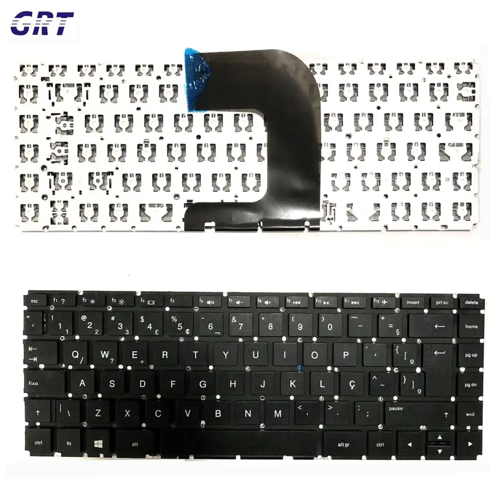Sunrex clavier d'ordinateur portable Pour HP 240 G4 245 G4 246 G4 240 G5 245 G5 246 G5 Disposition BR