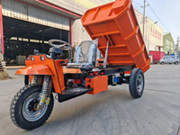 Tricycle électrique minier, tricycle électrique à 3 roues pour charges lourdes, véhicule de transport minier durable pour terrains accidentés souterrains