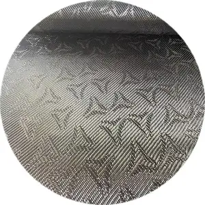 Helm modifikasi bagian sepeda motor pola jacquard cetak bibir 240G dekorasi permukaan DIY kain tenun serat karbon 3K