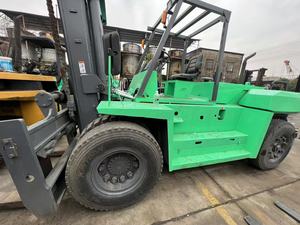 Used Mitsubishi FD160 Diesel <b>Forklift</b>, Original Japan 16 Ton Heavy Counterbalance <b>Forklift</b> For Port And Steel Cargo Handling - Product Image 2
