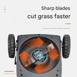 <span class=keywords><strong>Tondeuse</strong></span> à gazon sans fil 600W, débroussailleuse portable à batterie lithium pour l'élagage et le désherbage des pelouses de jardin - Product Image 5