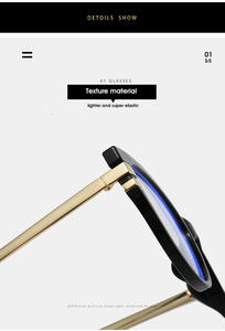 Gafas de Sol Unisex con Marco Completo, Estilo Ojo de Gato, Metal y PC, Degradado, UV400, Retro Europeo Americano, Nuevas - Product Image 3