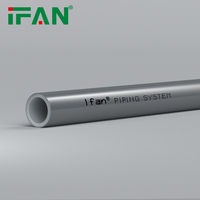 Fabricants de tuyaux en plastique d'usine IFAN tuyau PEX violet rouge gris bleu 16/20/25/32MM tuyau de chauffage au sol à double étage