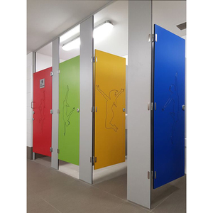 Panel HPL <span class=keywords><strong>para</strong></span> Ducha Comercial, Herrajes, Divisiones, Bisagras, Cubículos, <span class=keywords><strong>Tablero</strong></span> Laminado Fenólico <span class=keywords><strong>para</strong></span> Divisiones Escolares y Baños - Product Image 3