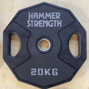 Gym Commercial TPU Weight <b>Plate</b> Environmental Tasteless Type Comfortable 2.5-<b>25kg</b> Unisex - Product Image 1