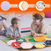 Tapis sensoriels texturés remplaçables, tissu à paillettes, indispensables pour les salles sensorielles des enfants, panneau mural sensoriel éducatif pour les tout-petits