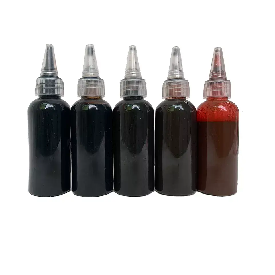 Private label black spray for hair barber enhancers beard and line up color enhancement airbrush