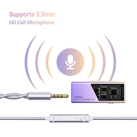 Amplificateur de casque Hi-Fi EPZ TP55, décodeur audio, DAC/AMP USB portable (type dongle), livré avec un clip magnétique pour le dos