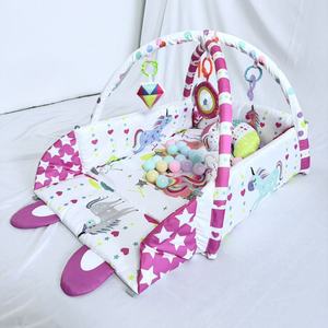 <span class=keywords><strong>Tapis</strong></span> de jeu licorne rêveuse pour nouveau-né avec piscine à balles, parc de jeu sécurisé pour tout-petits, enclos respirant avec murs de protection en maille, cadeau pour bébé - Product Image 5