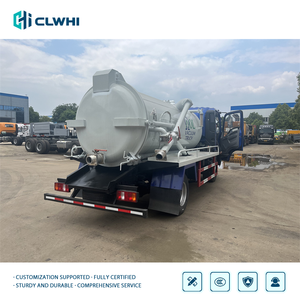 Camión de vacío y chorro para alcantarillado combinado HOWO 5T 4x2, camión pequeño para dragado de alcantarillado y transporte de lodos para servicios municipales - Product Image 4