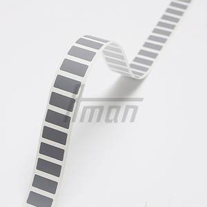 PET <b>Scratch</b> Off Label Oblong 16x8mm Gray Anti-Counterfeit for Phone Recharge Game Card Password Sticker Commercial Use - Product Image 1