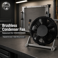 Ventilador de Condensador Sin Escobillas para SANY SKT105E, Ensamblaje 141502002230A019, Pieza de Repuesto para Ventilador de Refrigeración de Equipo Pesado, Venta al Por Mayor