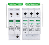 Module de protection contre les surtensions OEM d'usine AC DC T1 T2 T1+T2 1P 2P 3P 20kA Triphasé 275V 385V Dispositif de protection contre les surtensions