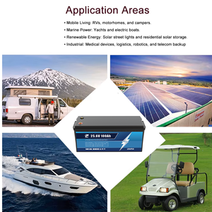 بطاريات ليثيوم 12 فولت 50 أمبير 100 أمبير 120 أمبير 150 أمبير 200 أمبير 300 أمبير ليثيوم فوسفات الحديد لتخزين الطاقة الشمسية بطارية دورة عميقة - Product Image 6