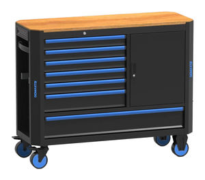 <span class=keywords><strong>Chariot</strong></span> à outils industriel avec tiroirs et <span class=keywords><strong>porte</strong></span>, OEM et ODM acceptés, roulettes pivotantes, armoire verrouillable, rangement pour <span class=keywords><strong>garage</strong></span>, atelier - Product Image 3