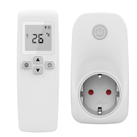 Smart Home inalámbrico Digital TUYA WIFI regulador enchufe controlador de temperatura interruptor AC 220V microordenador con Control remoto